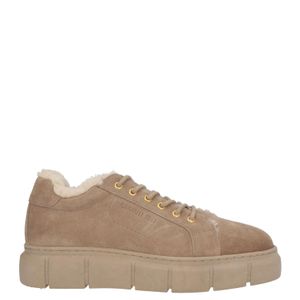 Cerruti 1881 Brown Taupe Sneakers Calfskin