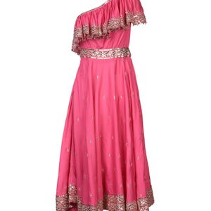 Robe mi-longue Manoush en coloris Rose