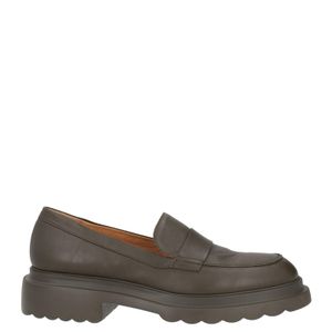 Pomme D'or Grey Loafers Leather