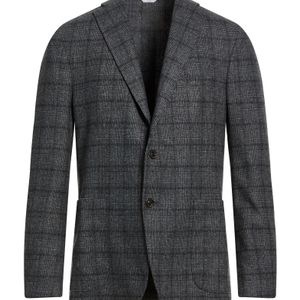 Boglioli Black Blazer Wool, Polyester, Elastane for men