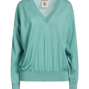 Semicouture Green Sweater Cotton
