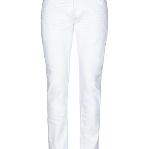 Solid Jeanshose in Weiß für Herren