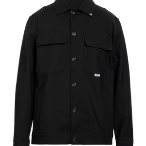 Berna Black Jacket Cotton, Polyamide, Elastane for men