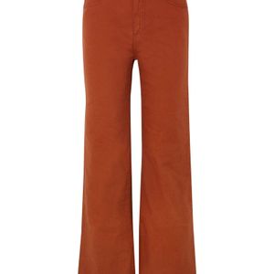 Pantalon en jean AlexaChung en coloris Marron