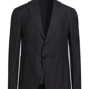 Isaia Black Blazers for men