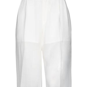 Pantalones cropped Maison Margiela de color Blanco