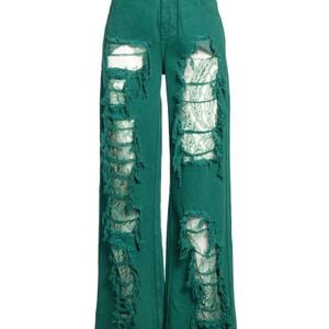 Christopher Esber Green Jeans Cotton