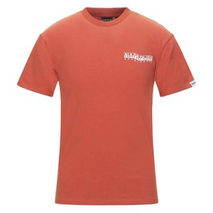 T-shirt di Napapijri in Arancione da Uomo