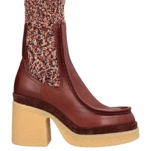 Chloé Brown Ankle Boots
