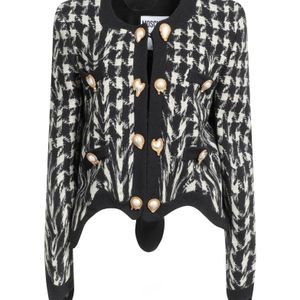 Moschino Black Jacket Wool