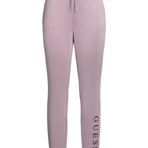 Guess Purple Pants Polyester, Elastane