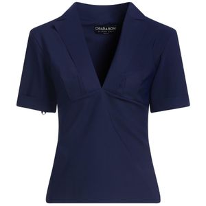 La Petite Robe Di Chiara Boni Blue Top