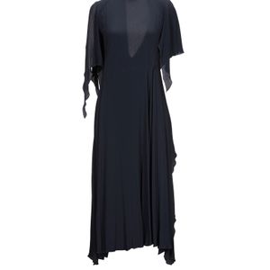 Erika Cavallini Semi Couture Blau Midi-Kleid