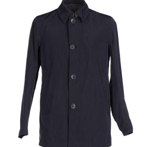 Herno Grey Full-length Jacket for men