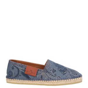 Etro Blue Espadrilles Textile Fibers for men