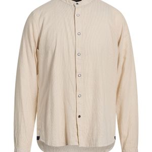 Baldinini Natural Shirt Rayon, Linen for men