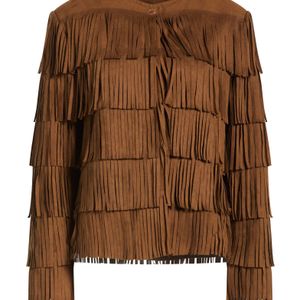 Motel Brown Jacket Polyester, Elastane