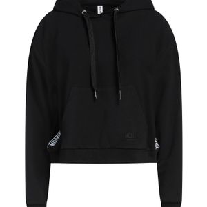 Moschino Black Sweatshirt Cotton, Elastane