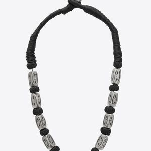 Collier FOLK à perles en métal argenté Saint Laurent pour homme en coloris Métallisé