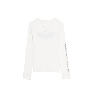 Zadig & Voltaire White Monastir Henley T-Shirt for men