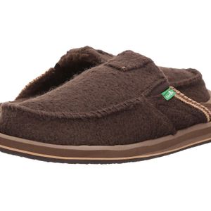 Sanuk You Got My Back Chill (brown What The Fuzz) Men's Slip On Shoes for men