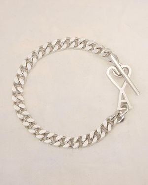 Ami Paris Ami De Coeur Chunky Bracelet - Natural