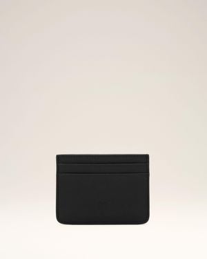 Ami Paris Cowhide Leather Card Holder With Ami De Coeur - Natural