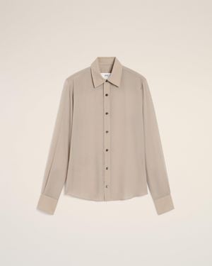 Ami Paris Classic Shirt - Natural