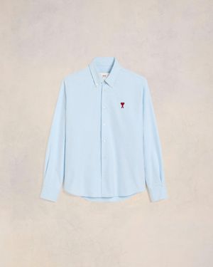 Ami Paris Ami Shirts - Blue