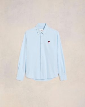 Ami Paris Ami Shirts - Blue