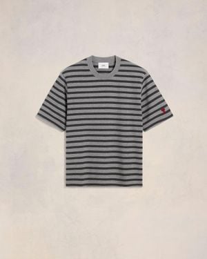 Ami Paris Sailor T-Shirt - Blue