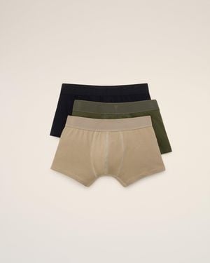 Ami Paris Cotton Jersey Three Pack Boxers - Black