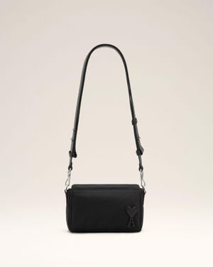 Ami Paris Nylon Marcel Lunch Box Bag - Natural
