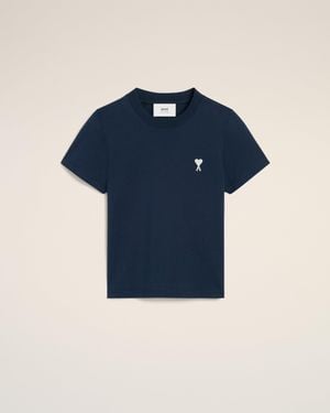 Ami Paris De Coeur T-Shirt - Blue