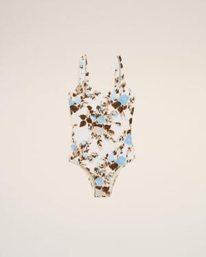 Ami Paris One Piece Swimwear - Natural