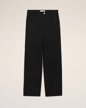 Ami Paris New Wool Worker Trousers - Black