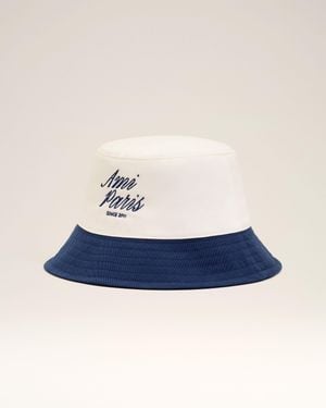 Ami Paris And Cotton Hat - Blue
