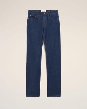 Ami Paris Cotton Classic Fit Jeans - Blue