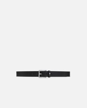 Ami Paris Cowhide Leather Paris Paris Belt - Natural