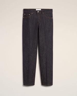 Ami Paris Parisian-Fit Cotton Jeans - Blue