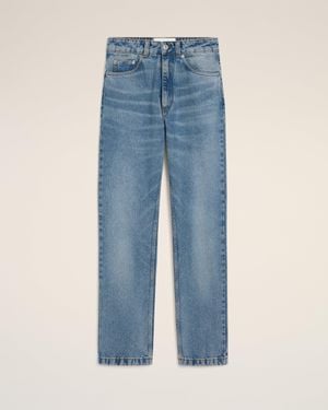 Ami Paris Cotton Classic Fit Jeans - Blue