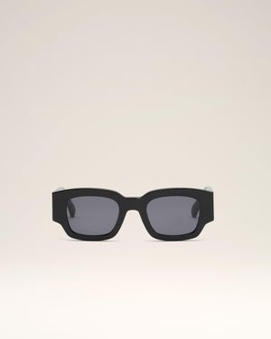 Ami Paris Acetate 75001 Sunglasses - Black