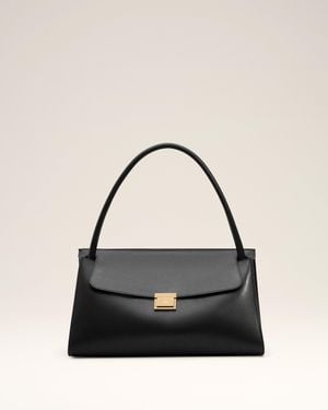 Ami Paris Smooth Leather Mimi Bag - Black