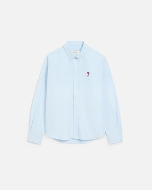 Ami Paris Ami Shirts - Blue
