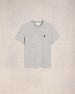 Ami Paris T-Shirts And Polos - Grey