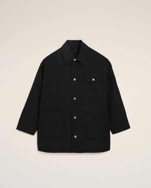 Ami Paris New Wool Worker Jacket - Black
