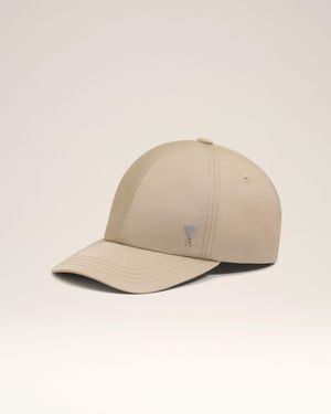 Ami Paris Nylon Ami De Coeur Stud Cap - Natural