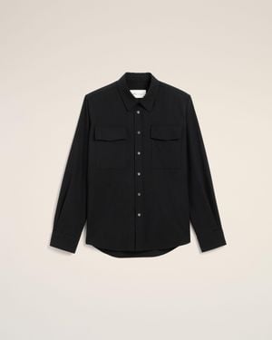 Ami Paris Wool Shirt - Black