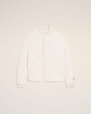 Ami Paris Nylon Padded Jacket - Natural