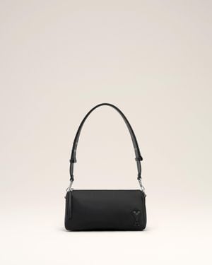 Ami Paris Nylon Marcel Bag - Natural